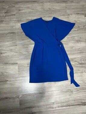 Topshop Royal Blue Wrap Dress/Top
